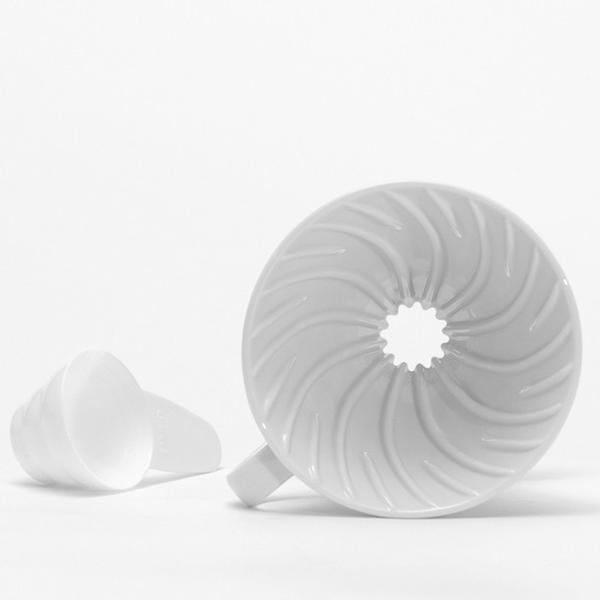 V60-02 White Ceramic Dripper by Hario